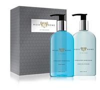 Moss & Rowe Juego de 2 botes de 400 ml de almizcle de nieve del Himalaya, lavado de manos e hidratante