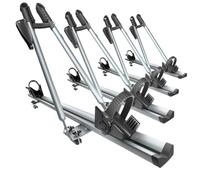 Mossa 4X Portabicicletas de Techo, Soporte para Bicicletas para el Techo del Coche con Barra de Aluminio con Llave - BR9560