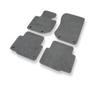 Mossa Alfombrillas adecuadas para BMW 3 M3 II E36 (1992-1999) 4 uds. Gris | Compact, Coupé, Cabrio, Berlina, Touring