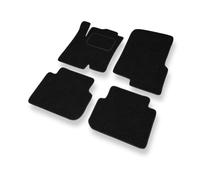 Mossa Alfombrillas adecuadas para Smart ForFour I (2004-2006) - alfombras para Coche - Color Negro 1