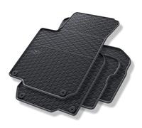 Mossa Alfombrillas de Goma adecuadas para VW Volkswagen Golf IV Hatchback, Cabrio, Variant (1997-2006) - Negro - alfombras para Coche