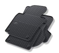 Mossa Alfombrillas de Goma adecuadas para VW Volkswagen Jetta V Berlina, Variant (2005-2010) Negro - alfombras para Coche
