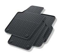 Mossa Alfombrillas de Goma adecuadas para VW Volkswagen Polo V Hatchback, Berlina (2009-2017) - Negro - alfombras para Coche