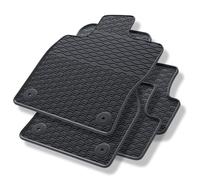 Mossa Alfombrillas de Goma adecuadas para VW Volkswagen T-Roc SUV (2017- ) - Negro - alfombras para Coche