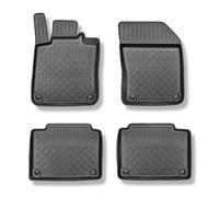Mossa Alfombrillas de TPE adecuadas para Volvo V90 Familiar, Cross Country (09.2016- ) - alfombras para Coche - G