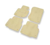 Mossa Alfombrillas de Velour adecuadas para BMW 3 M3 II E36 (1992-1999) - alfombras para Coche - Premium Color Beige 1