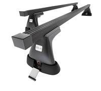 Mossa Barras de Techo Acero aptas para Citroen Berlingo I (2003-2010) Negro