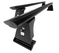 Mossa Barras de Techo ALU aptas para Peugeot 3008 I SUV 2009-2016 Negro DBE
