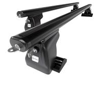 Mossa Barras de Techo ALU aptas para Renault Trafic II (2001-2014) Negro AD