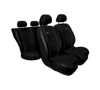 Mossa Fundas de Asientos adecuadas para Volkswagen Tiguan I SUV (2011-2015) Funda del Asiento del copiloto - Dos Piezas - Nero