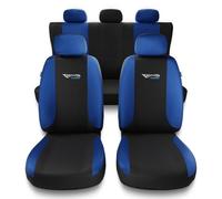 Mossa Fundas universales para Asientos de Coche adecuadas para BMW 5 E39, E60, E61, F10, G30, G31 (1995-2024) - TG-BL