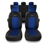 Mossa Fundas universales para Asientos de Coche adecuadas para Honda Civic Vi, VII, VIII, IX, X (1995-2021) - S-BL