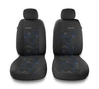 Mossa Fundas universales para Asientos de Coche adecuadas para Hyundai i10 I, II, III (2008- ) - 2UNE-BL