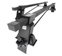 Mossa Portaequipajes de Techo adecuadas para Chevrolet Cruze Berlina (2008-2015) - baca para Coche - Barras para Techo de Coche - Acero Negro - sin Puntos de Montaje