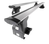 Mossa Portaequipajes de Techo adecuadas para Hyundai Ioniq Hatchback (2016-2022) - baca para Coche - Barras para Techo de Coche - Aluminio Plata - sin Puntos de Montaje 2