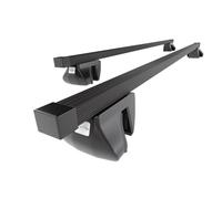 Mossa Portaequipajes de Techo adecuadas para Kia Soul SUV (2008-2018) - baca para Coche - Barras para Techo de Coche - Acero Negro - Railing Integrado