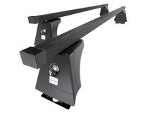 Mossa Portaequipajes de Techo adecuadas para Peugeot Boxer Furgoneta (1996-2005) - baca para Coche - Barras para Techo de Coche - Acero Negro - Puntos de Montaje