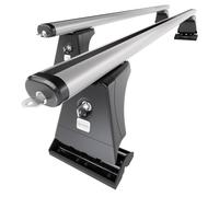 Mossa Portaequipajes de Techo adecuadas para Renault Kangoo Maxi Furgoneta (2010-2021) - baca para Coche - Barras para Techo de Coche - Aluminio Plata - Puntos de Montaje 1