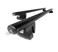 Mossa Portaequipajes de Techo adecuadas para Toyota Land Cruiser J150 SUV (2009-2017) - baca para Coche - Barras para Techo de Coche - Aluminio Negro - Railing 1