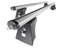Mossa Portaequipajes de Techo adecuadas para Toyota RAV4 V SUV (2019- ) - baca para Coche - Barras para Techo de Coche - Aluminio Plata - Railing Integrado 1