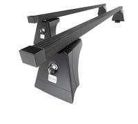 Mossa Portaequipajes de Techo adecuadas para Toyota RAV4 V SUV (2019- ) - baca para Coche - Barras para Techo de Coche - Acero Negro - Railing Integrado