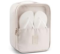 Mossio Bolsa para Zapatos con Capacidad para 3 Pares de Zapatos para Viajes y Uso Diario, Beige, Talla única