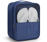 Mossio Bolsa para Zapatos con Capacidad para 3 Pares de Zapatos para Viajes y Uso Diario Bolsa de Almacenamiento, (Azul Oscuro), Talla única