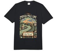 Mossy Mile Line Forest Train Amante de Slow Travel Club Journey Comfort Colors Adult Heavyweight T-Shirt
