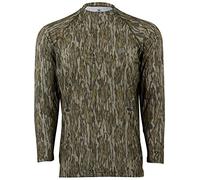Mossy Oak Camisa de Caza para Hombre, Ropa de Camuflaje de Manga Larga