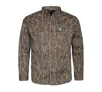 Mossy Oak - Camiseta Unisex de Manga Larga con diseño de Camuflaje, Primavera/Verano, Unisex Adulto Hombre, Color Bottomland, tamaño XX-Large