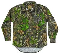 Mossy Oak Cotton Mill 2.0 - Camisas de Caza de Manga Larga para Hombre