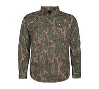 Mossy Oak Cotton Mill 2.0 - Camisas de Caza de Manga Larga para Hombre