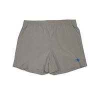 Mossy Oak Pantalones cortos de entrenamiento estándar para mujer con bolsillos, gris frío, 2X