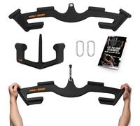 MOST GRIP LAT - Juego de barras abatibles, accesorios triangulares de estabilidad LAT con 8 asas ergonómicas para entrenamiento de espalda completa, accesorio de máquina de cable antideslizante para