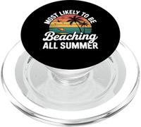Most Likely To Be Beaching All Summer PopSockets PopGrip para MagSafe