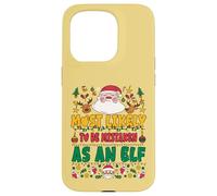 Most Likely To Be Mistaken As An Elf Outfit Funny Xmas Carcasa para iPhone 15 Pro
