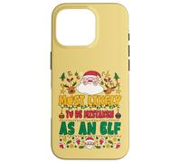 Most Likely To Be Mistaken As An Elf Outfit Funny Xmas Carcasa para iPhone 16 Pro
