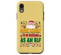 Most Likely To Be Mistaken As An Elf Outfit Funny Xmas Carcasa para iPhone XR