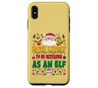 Most Likely To Be Mistaken As An Elf Outfit Funny Xmas Carcasa para iPhone XS MAX