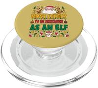 Most Likely To Be Mistaken As An Elf Outfit Funny Xmas PopSockets PopGrip para MagSafe