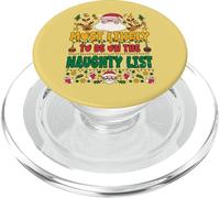 Most Likely To Be On The Naughty List Outfit Funny Xmas PopSockets PopGrip para MagSafe