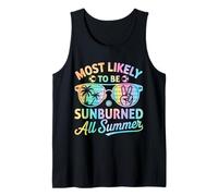 Most Likely To Be Sunburned All Summer Camiseta sin Mangas