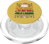 Most Likely To Get Run Over by A Reindeer Outfit Funny Xmas PopSockets PopGrip para MagSafe