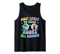 Most Likely To Read Books All Summer Camiseta sin Mangas