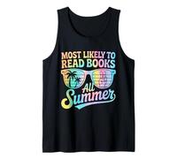 Most Likely To Read Books All Summer Camiseta sin Mangas