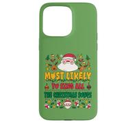 Most Likely To Sing All The Christmas Songs Funny Xmas Carcasa para iPhone 15 Pro MAX