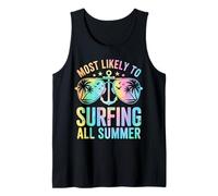 Most Likely To Surfing All Summer Camiseta sin Mangas