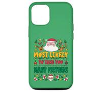 Most Likely To Take Too Many Pictures Outfit Funny Xmas Carcasa para iPhone 12/12 Pro