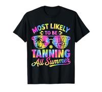 Most Likely To Tanning All Summer Camiseta
