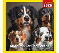 Most Popular Dog Breeds Calendar 2026: A Year of Loyal and Lovable Dog Breeds | Kalender Calendario Calendrier